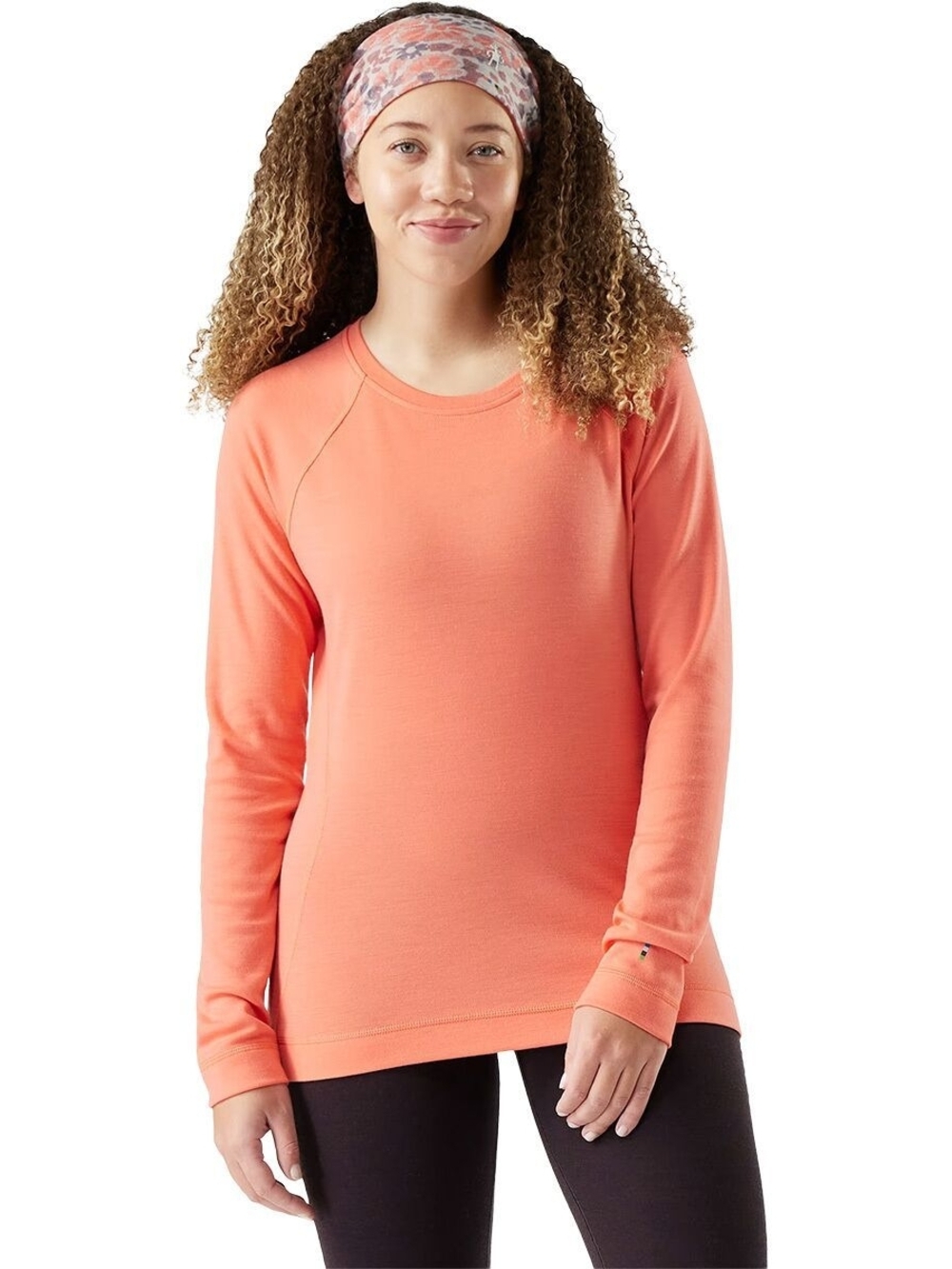 Smartwool Merino 250 Coral Long-Sleeve Crewneck Base layer Women's sz L NWOT